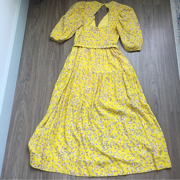 NWOT NICHOLAS Celie Floral-print Long Dress - Picture 13 of 16